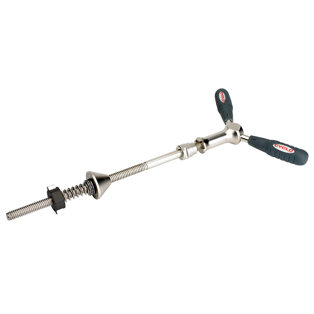 Cyclo Pro Headtube Facer Handle Silver