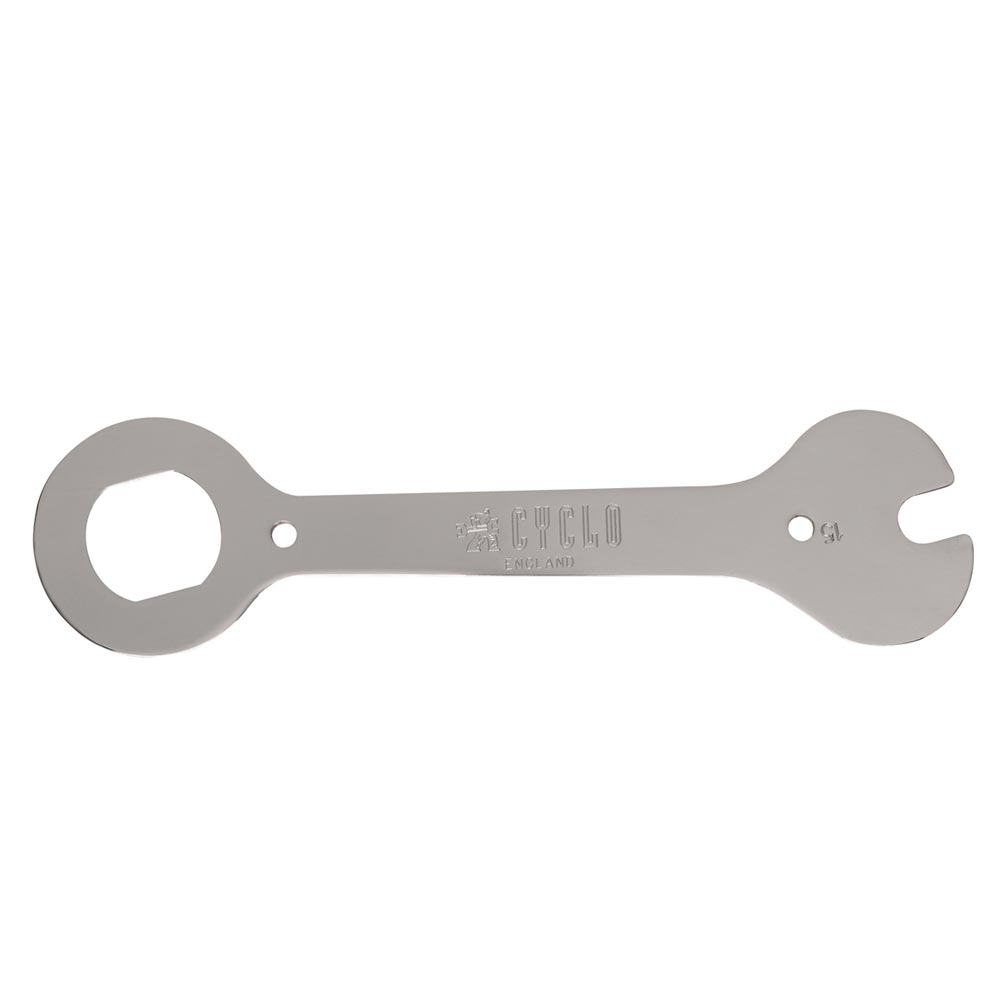 Cyclo Bottom Bracket Spanner 36mm Box and 15mm Pedal Chrome Plated