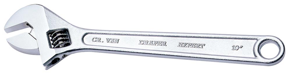 Draper 10" Adjustable Spanner – Versatile, Durable & Precise
