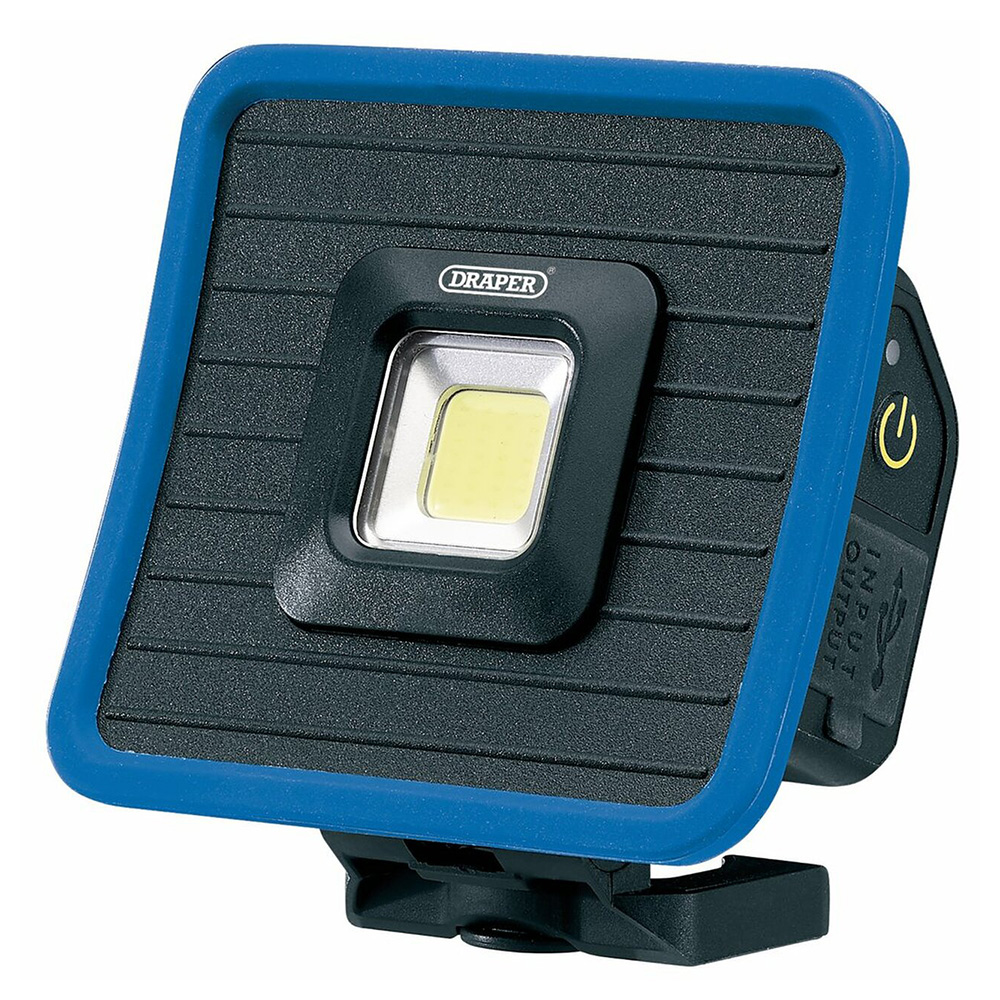 Draper Blue 10W Mini Floodlight and Power Bank