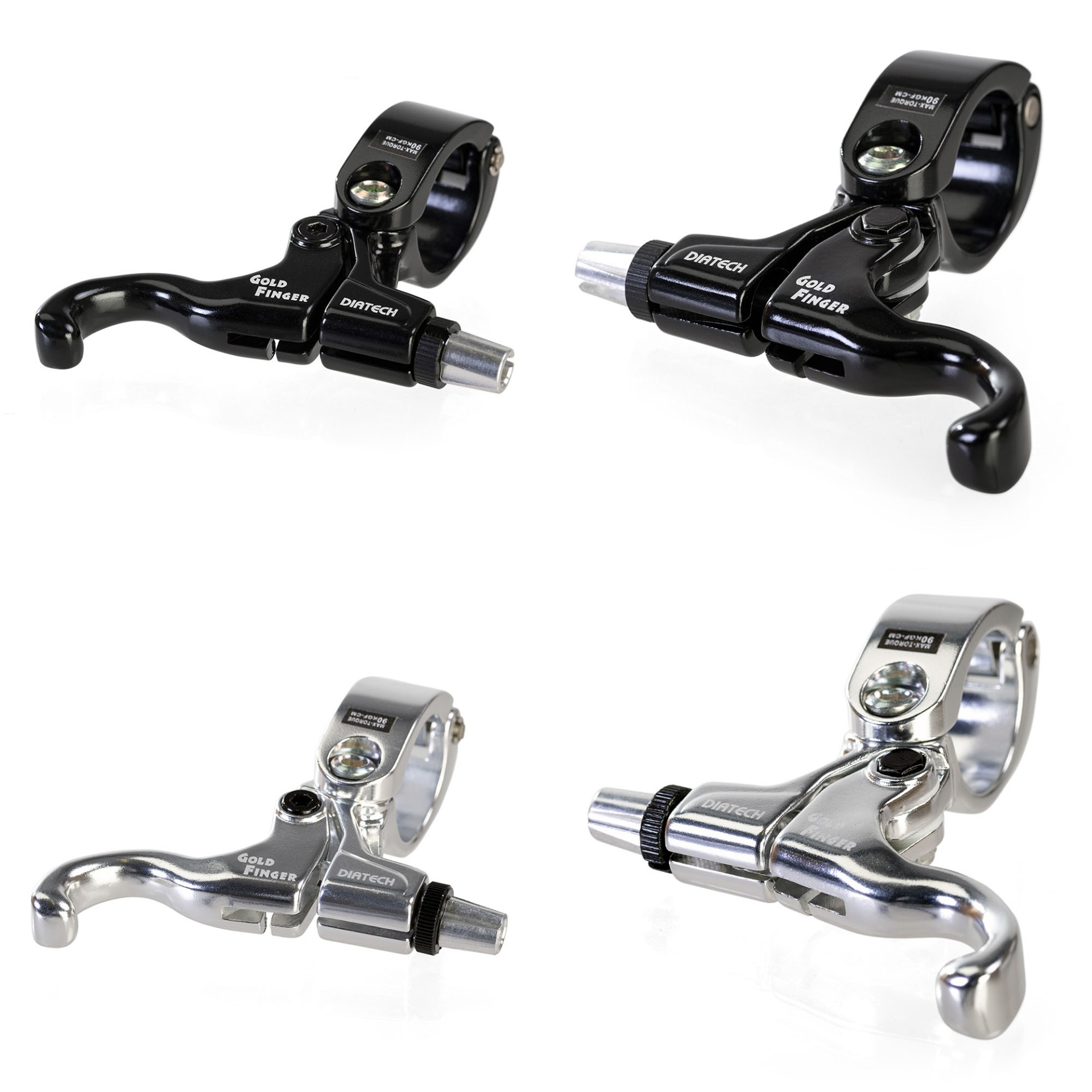 31.8mm Dia-Compe Goldfinger Levers, Black or Silver