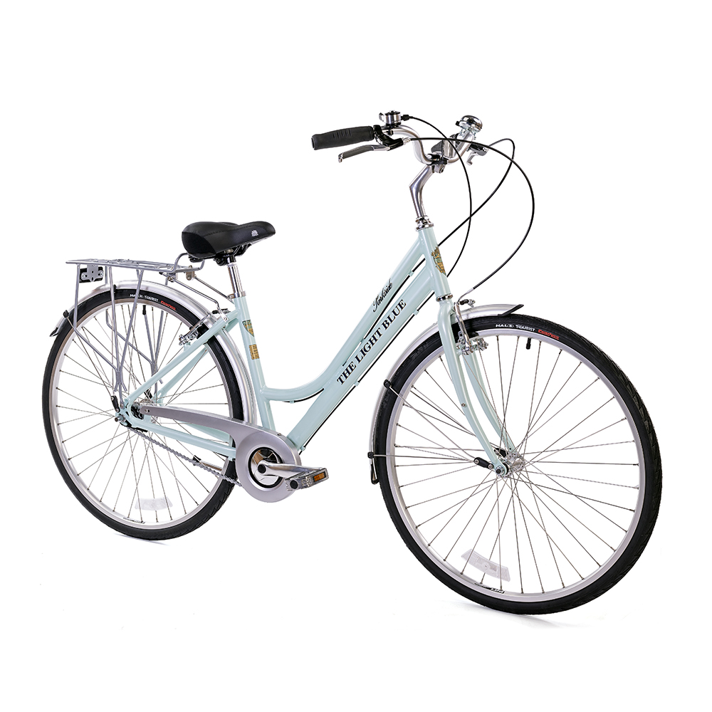 Light Blue Urban Parkside 5 Speed City Step-Thru Cambridge Blue
