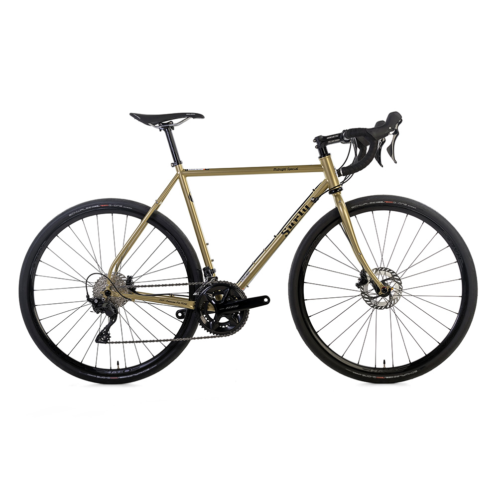 Surly Midnight Special 700c 2x12 Sp Shimano 105 Hydro Disc Road Bike Gold