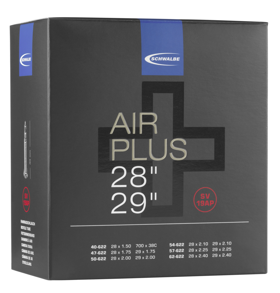 Schwalbe 29x1.5/2.5" Air Plus Inner Tube SV Presta Valve