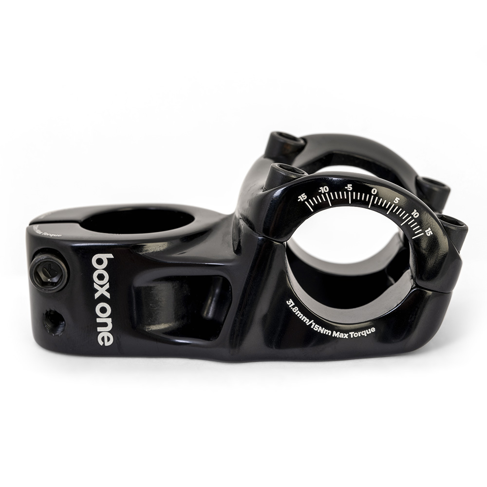 BOX BMX Box One Top Load Stem 53mm Oversized 31.8 x 1-1/8" Black 