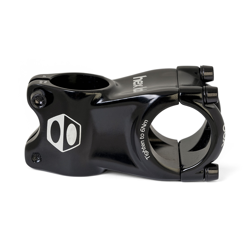 BOX BMX Hex Lab Front Load Stem 45mm Oversized 28.6 x 1" Black 