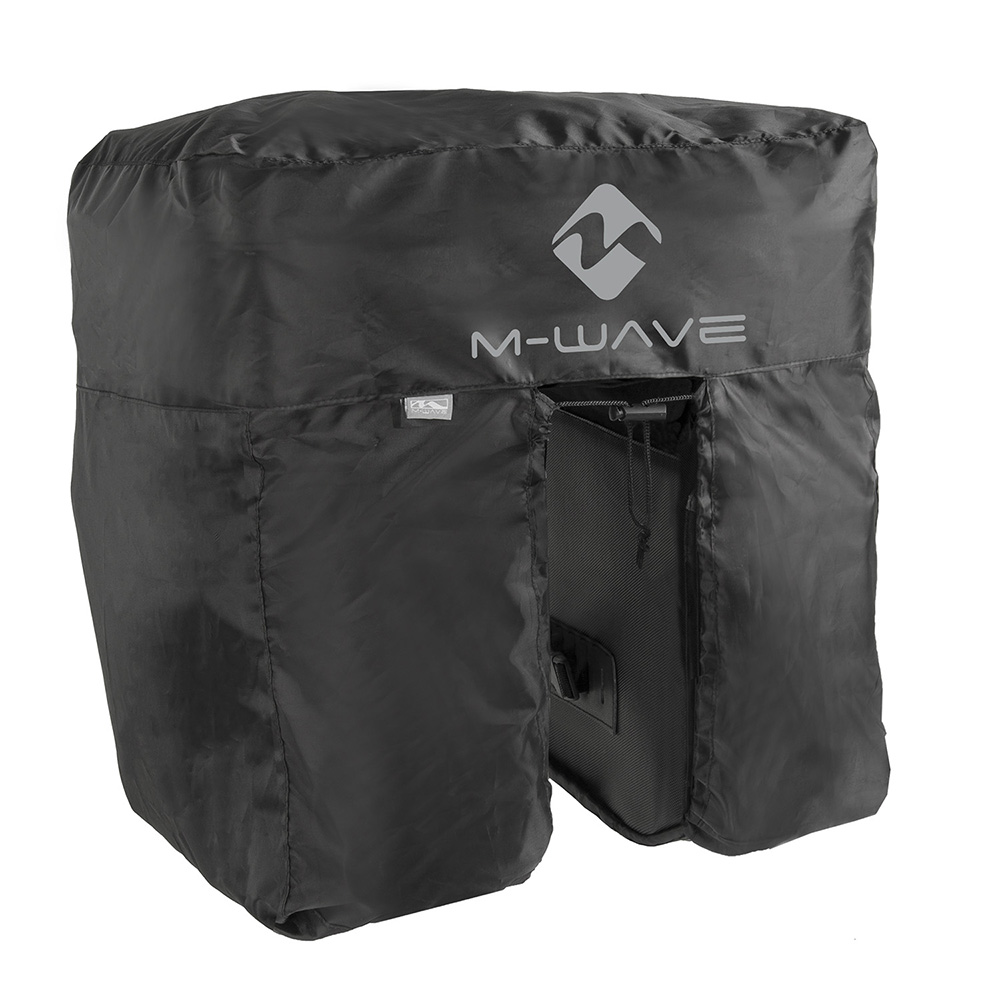 M-Wave Black Triple Amsterdam Triple Bag Rain Cover