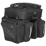 M-Wave Black 62L Amsterdam Triple Pannier Bag