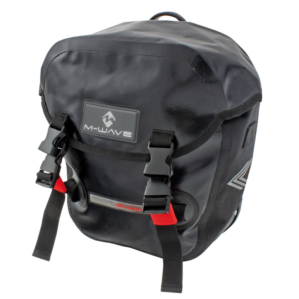 M-Wave Black 25L Manitoba 25L Pannier Bags