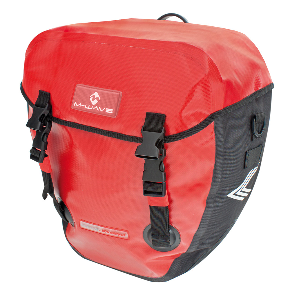 M-Wave Red 40L Alberta 40L Pannier Bags