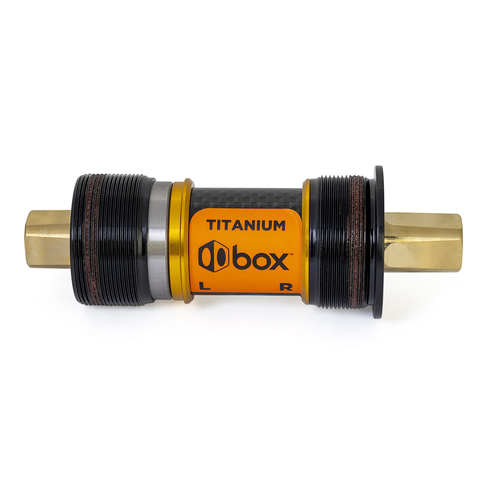 BOX BMX Box One 113mm Square Taper Titanium/Carbon Bottom Bracket Gold