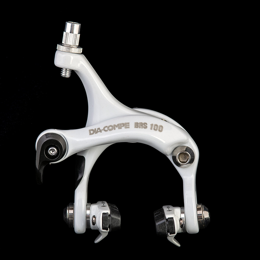 Dia-Compe BRS100 Dual Pivot Road Bike Front Brake Caliper 39-49mm White