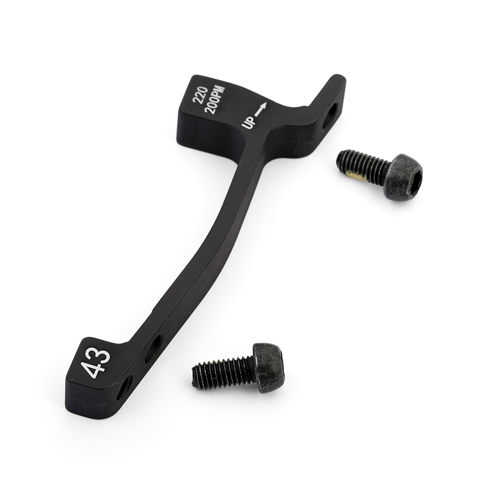 Hayes 220mm Post Mount Disc Brake Adaptors Black