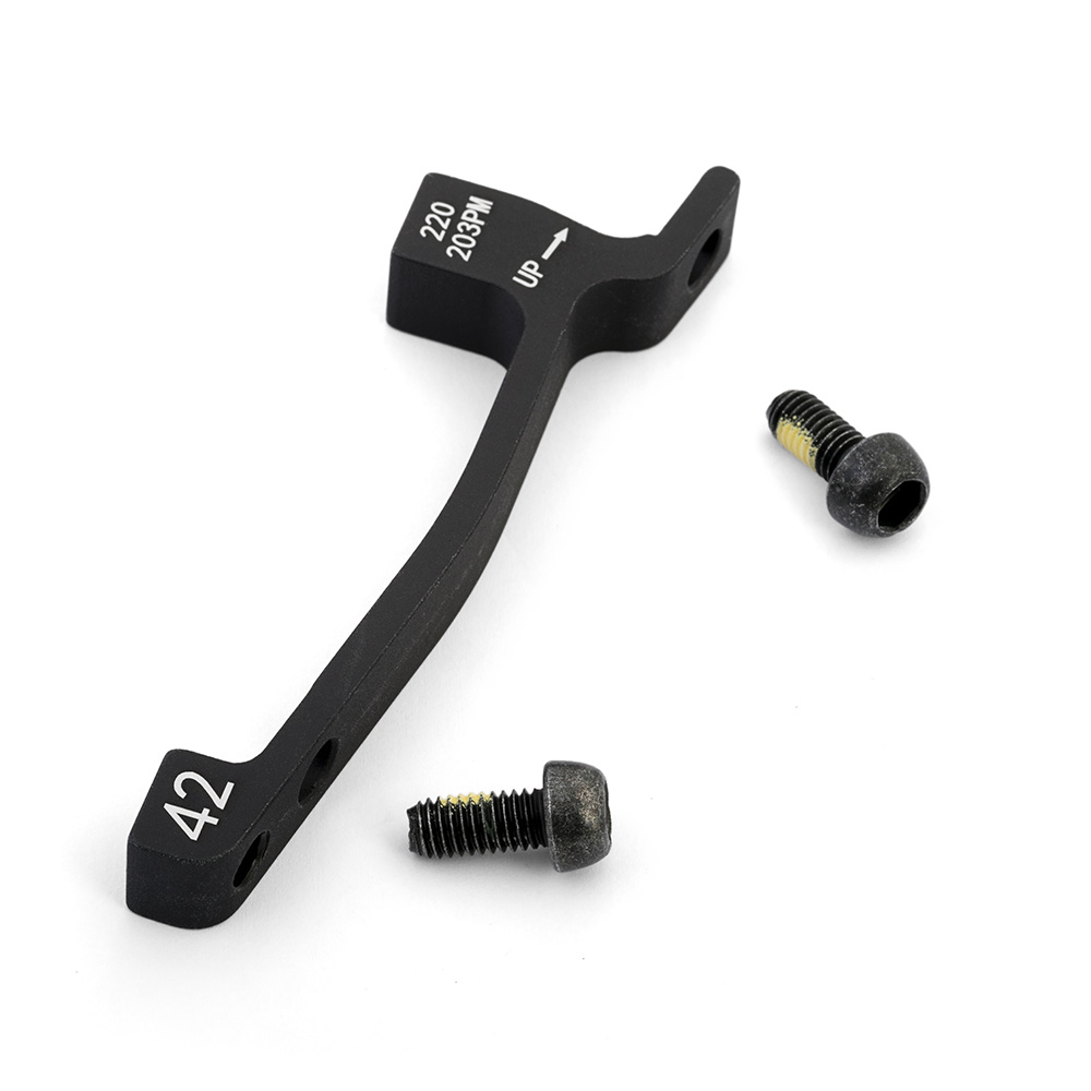 Hayes 220mm Post Mount Disc Brake Adaptors Black