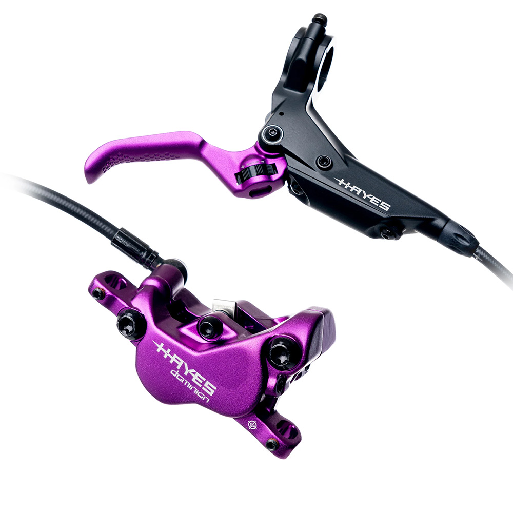 Hayes Dominion A4 Brake Kit Regular Reach Brake Lever Purple/Black