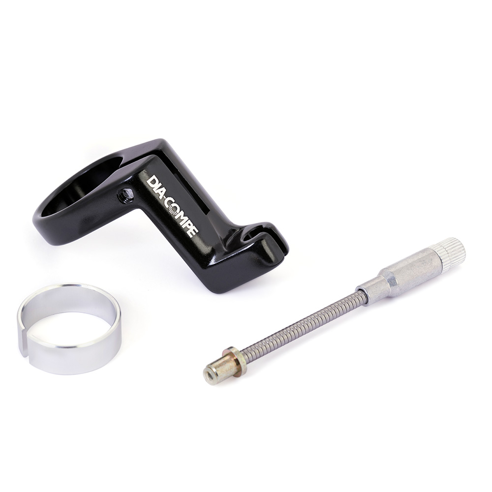 Brake Cable Hanger 1-1/8" Steerer 1" Shims Dia-Compe 1707 Steel Black