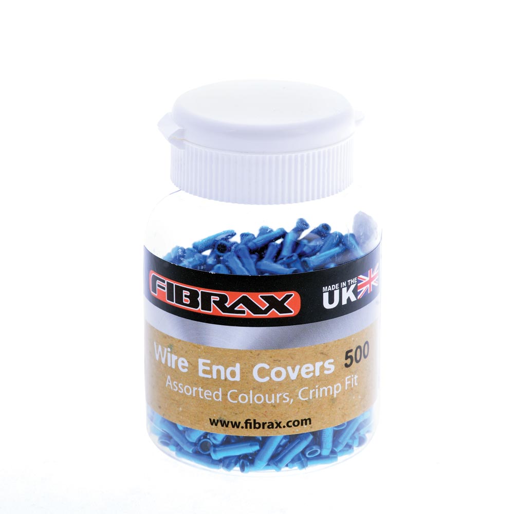 Fibrax Blue 1.8mm Cable End Crimps