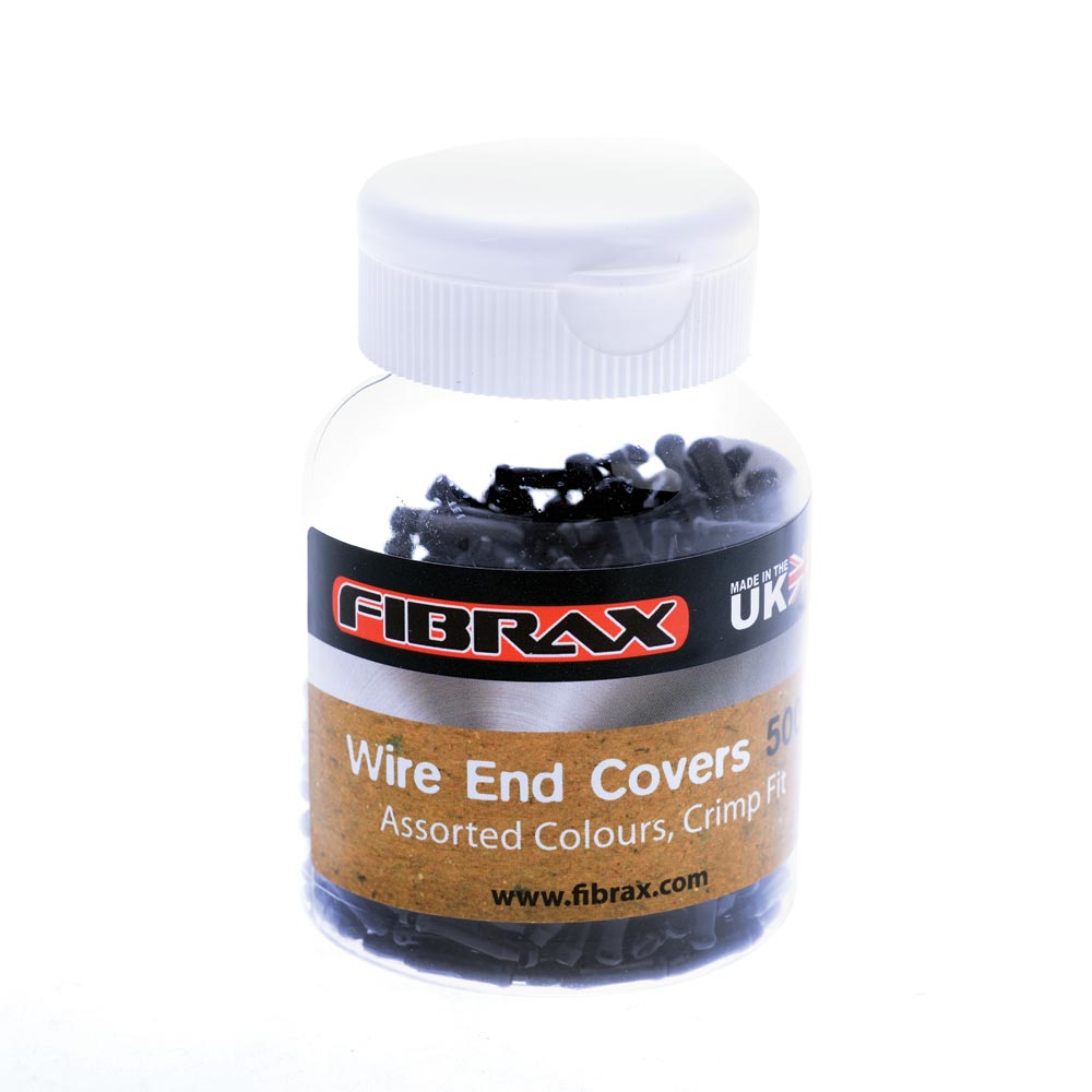 Fibrax Black 1.8mm Cable End Crimps