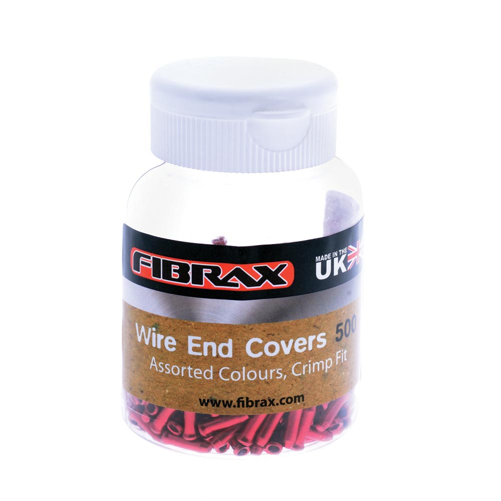 Fibrax Red 1.8mm Cable End Crimps