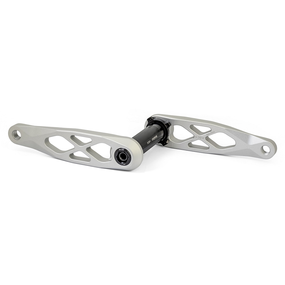 5Dev R-Spec Crankset 29mm Dub Raw Silver
