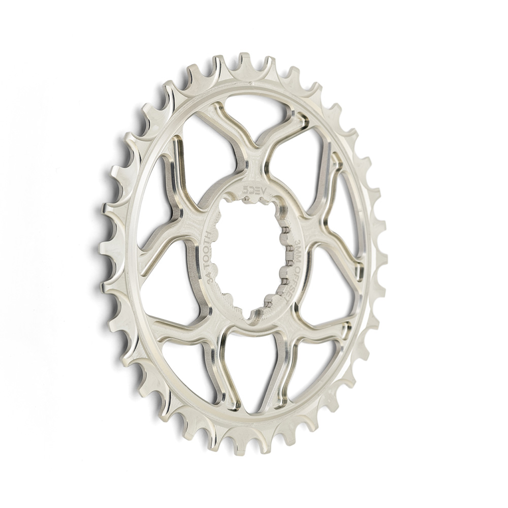 5Dev 3-Bolt Direct Mount Chainring Black 32T