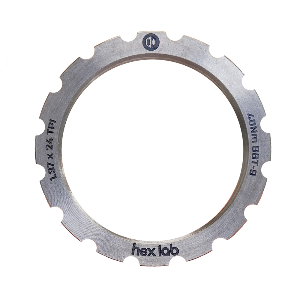 BOX BMX One Hex Lab Titanium Lockring Natural