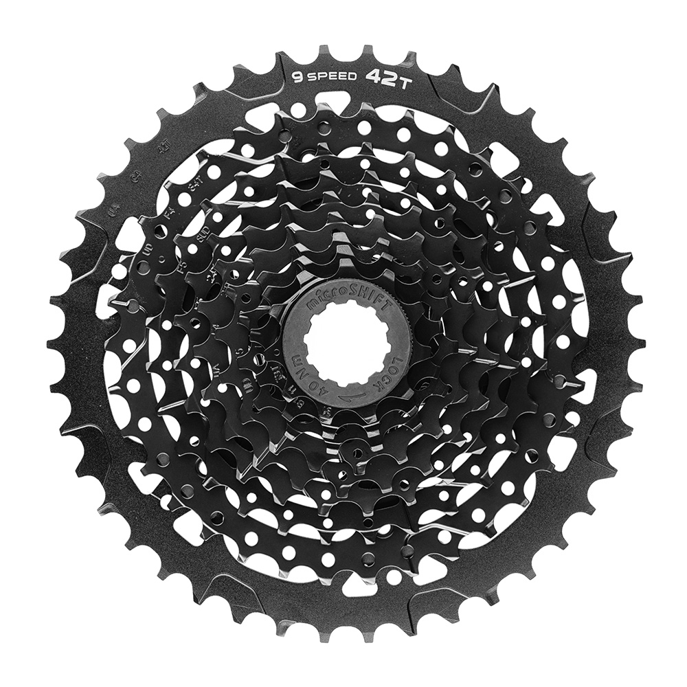 MicroSHIFT ADVENT H-Series 9 Speed Cassette Alloy Sprocket Black 11-42T
