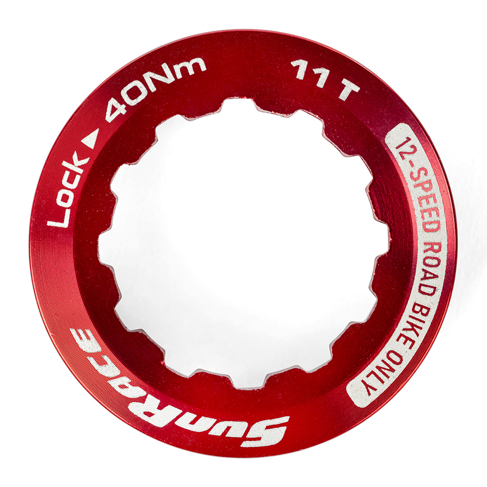 SunRace Cassette Lockring HG 11T HG Red