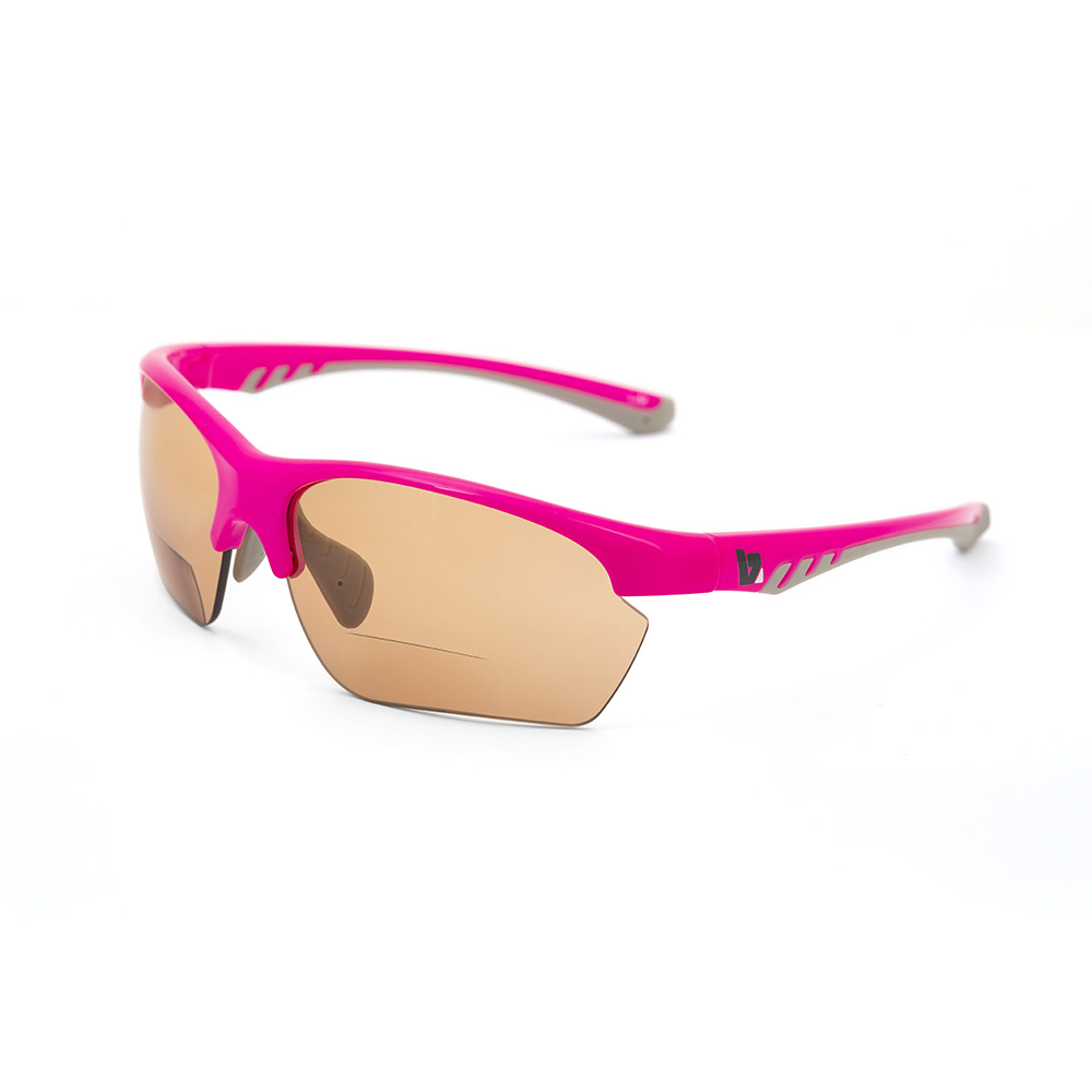 BZ Optics LJM HD Photochromic Bifocal Glasses Pink/Grey 2