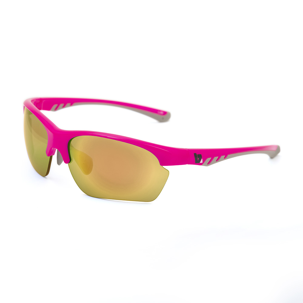 BZ Optics LJM Orange Mirrored Glasses Pink/Grey One Size