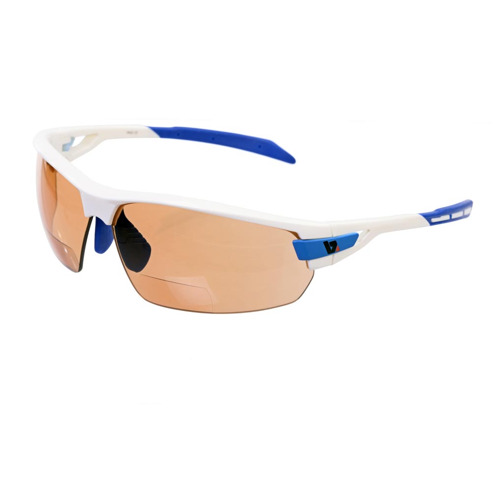 BZ Optics PHO Sunglasses Photochromic HD Bi-Focal Lenses +1.5 White Frame