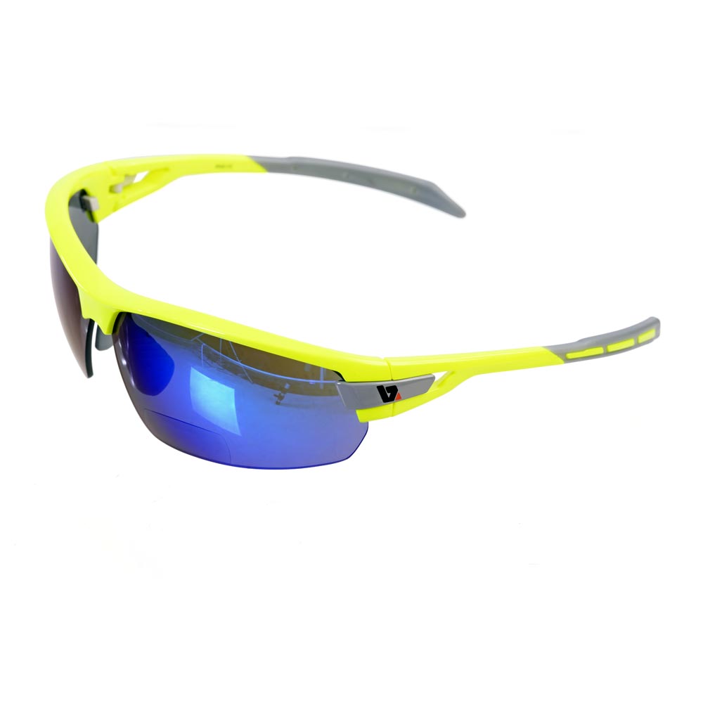 BZ Optics PHO Blue Mirror Bi-Focal Sunglasses +2.5