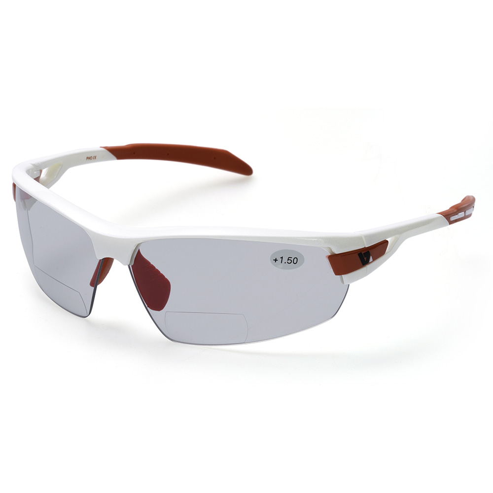 BZ Optics White/Red 2 PHO Bi-focal Polarised Photochromic Glasses