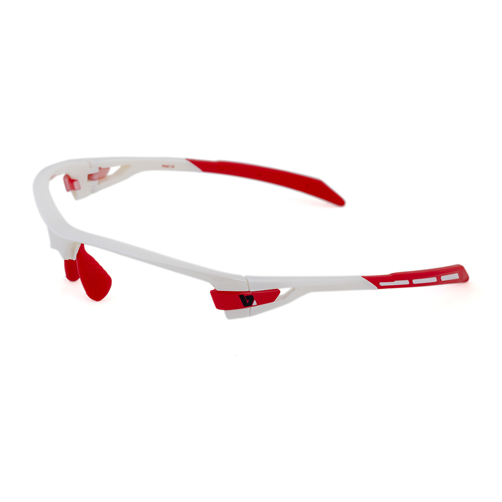 BZ Optics White/Red One Size PHO Frame Only