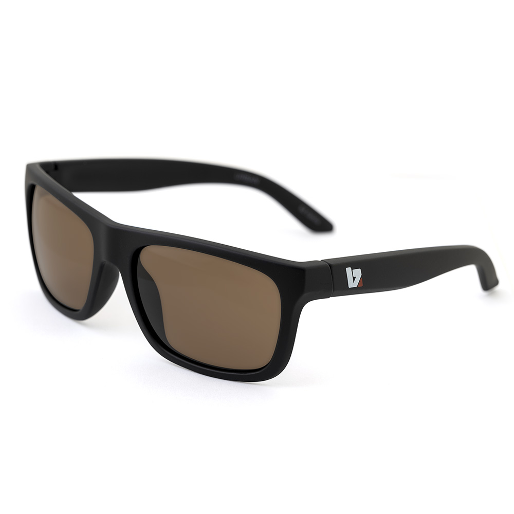 BZ Optics Black One Size Urban Amber Lens Glasses