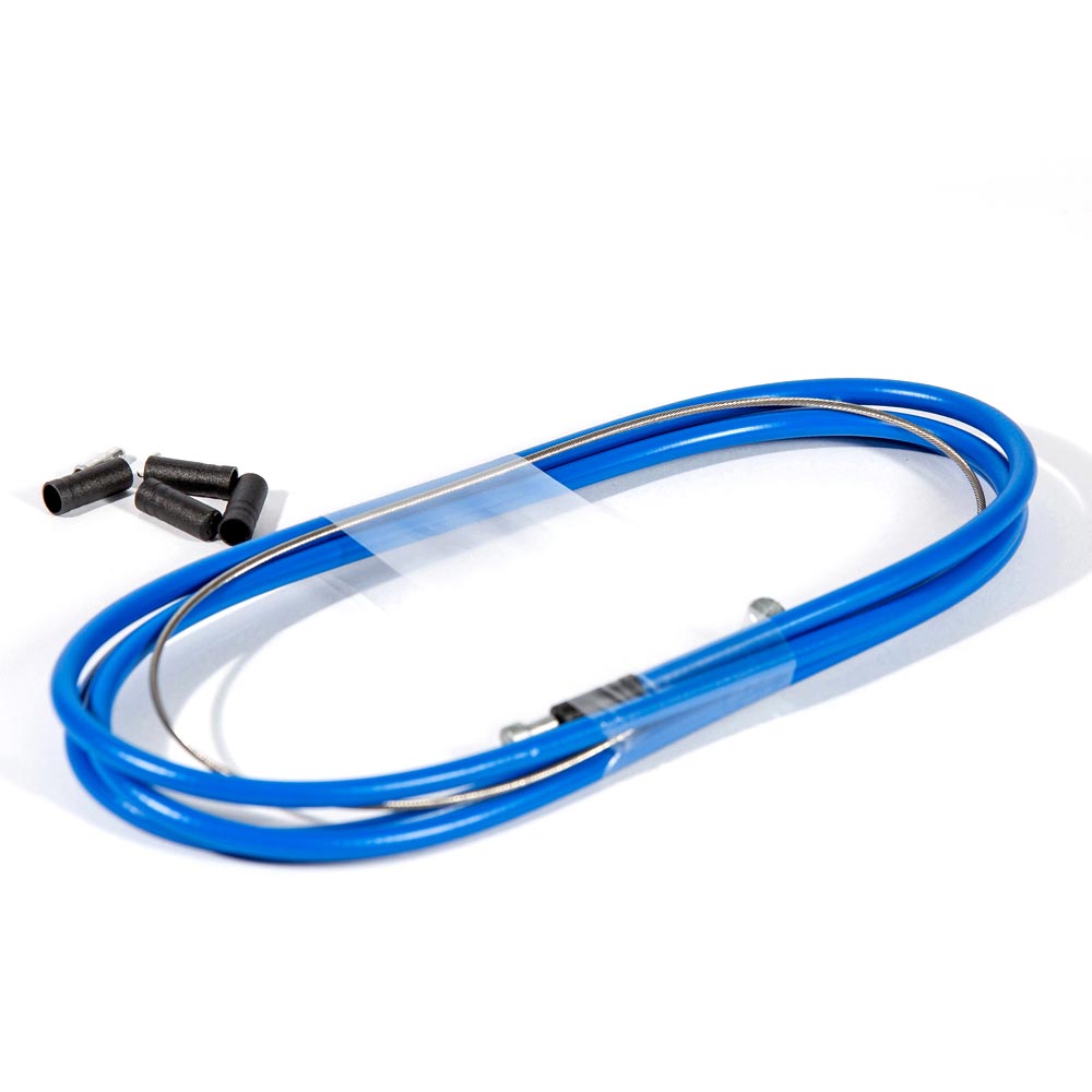Rear Brake Cable 1800mm Powerglide Sport Barrel End Stainless Steel Blue