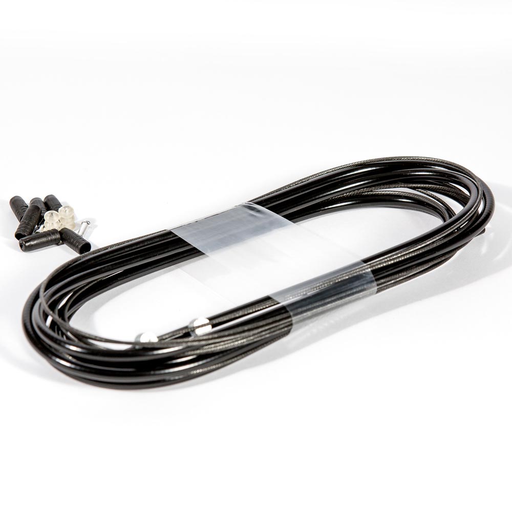 Rear Brake Cable 1800mm Powerglide Sport Barrel End Stainless Steel Black