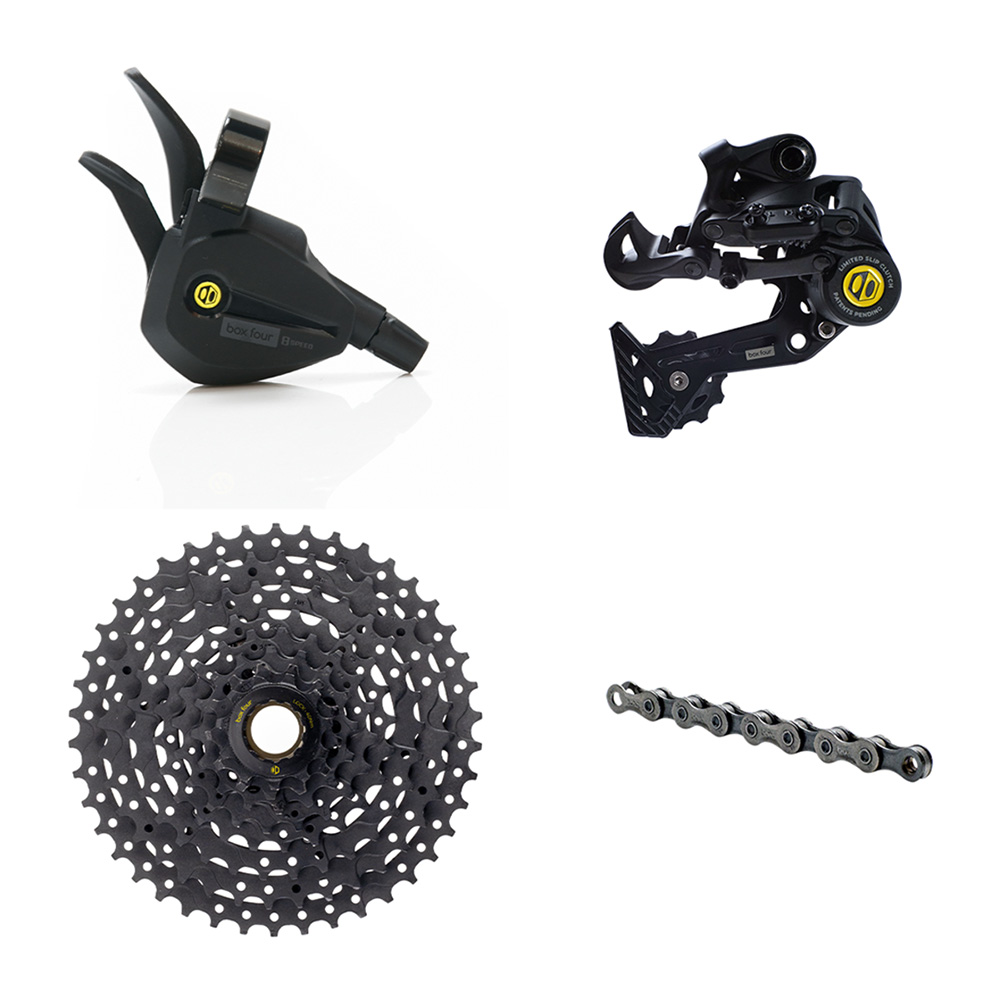 BOX MTB BOX FOUR 8S WIDE SINGLE SHIFT GROUPSET 8 Speed Black