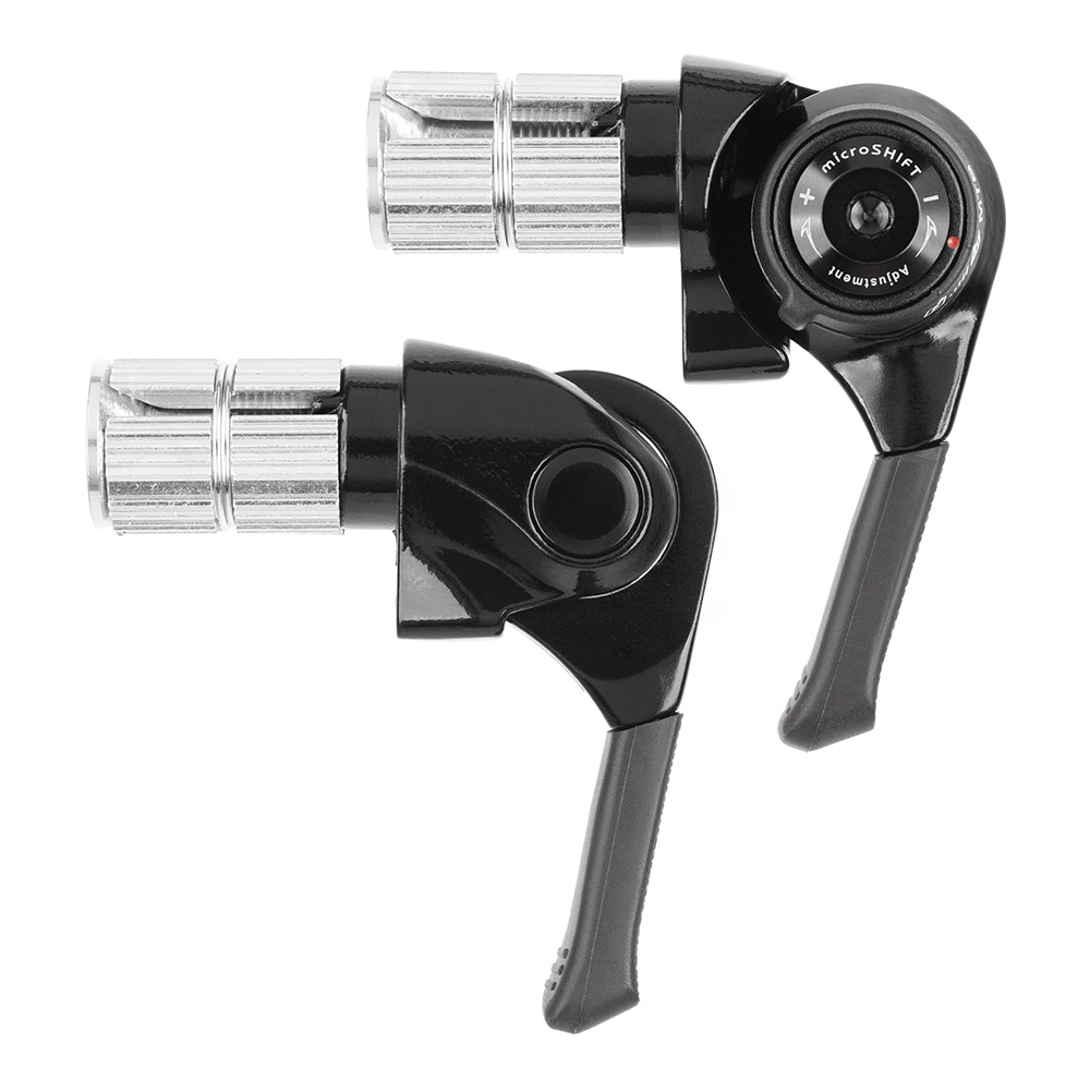 MicroSHIFT MT Bar End Shifters Black 10 Speed MTB