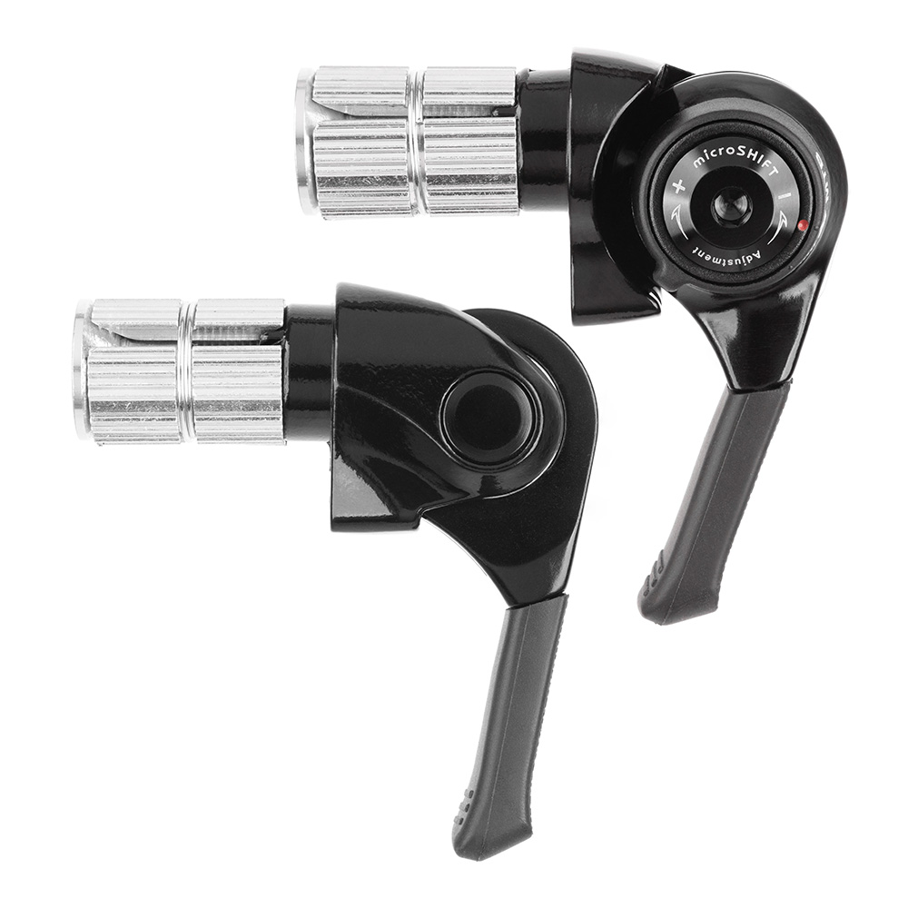 MicroSHIFT MT Bar End Shifters Black 11 Speed MTB