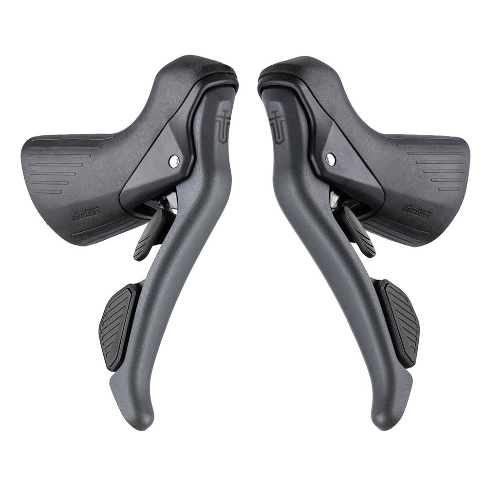 MicroSHIFT Sword Drop Bar Shifters Black 10 Speed 2 X
