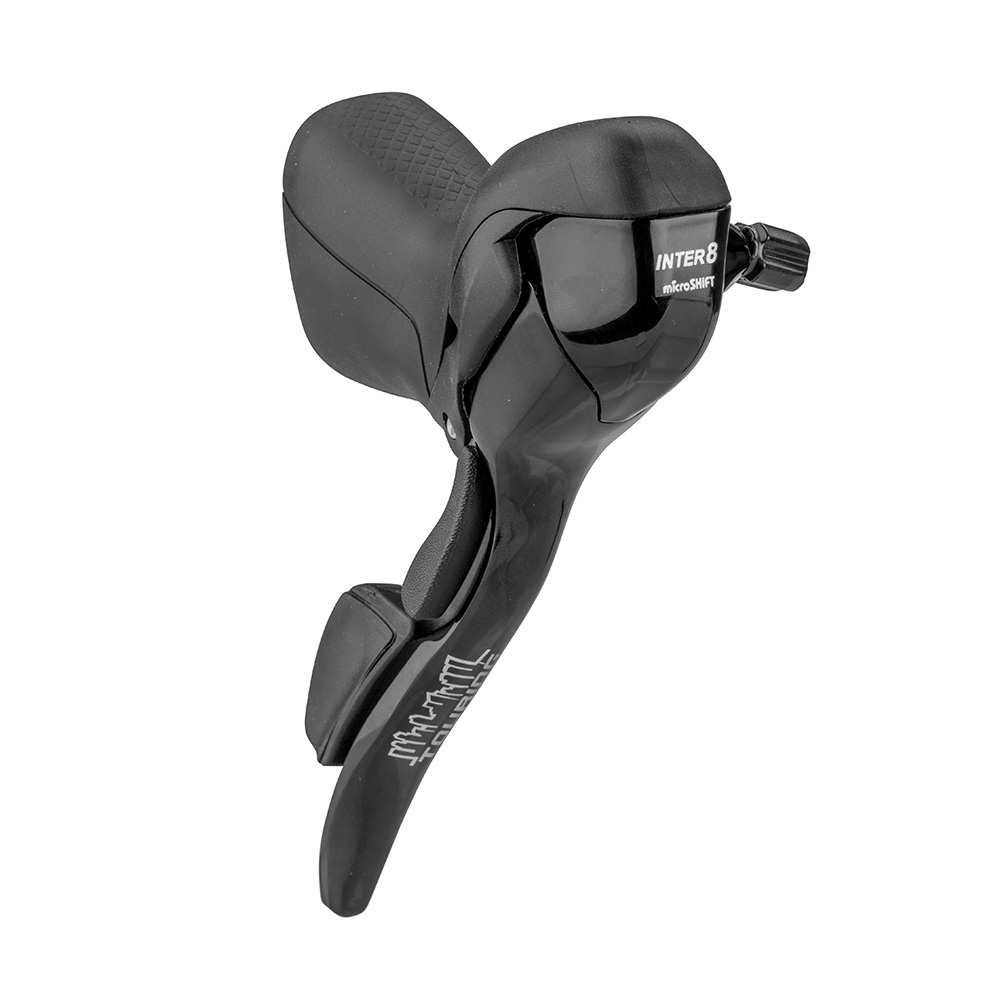 MicroSHIFT Drop Bar Shifter for Shimano Hub Gears Black 8 Speed IGH