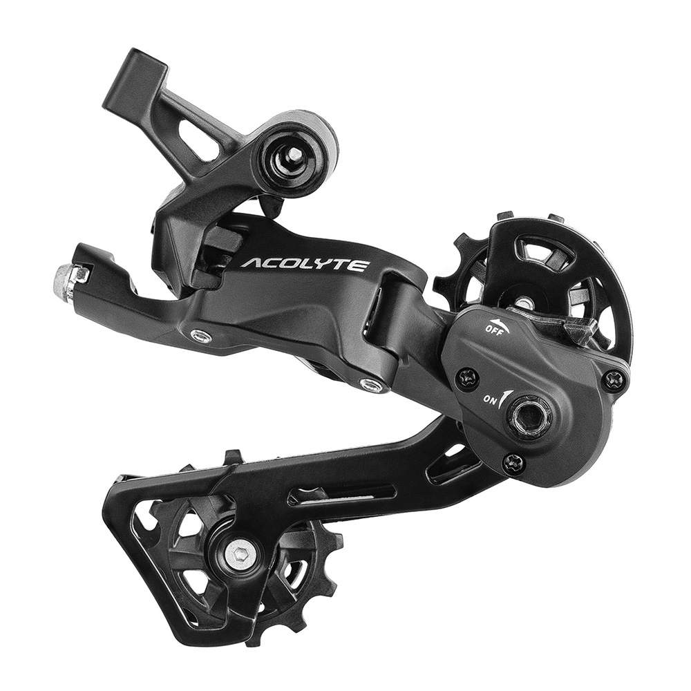 MicroSHIFT Acolyte Springlock 8 Speed Medium Cage Rear Derailleur Black