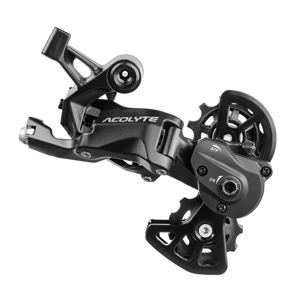 MicroSHIFT Acolyte Springlock 8 Speed Super Short Cage Rear Derailleur Black
