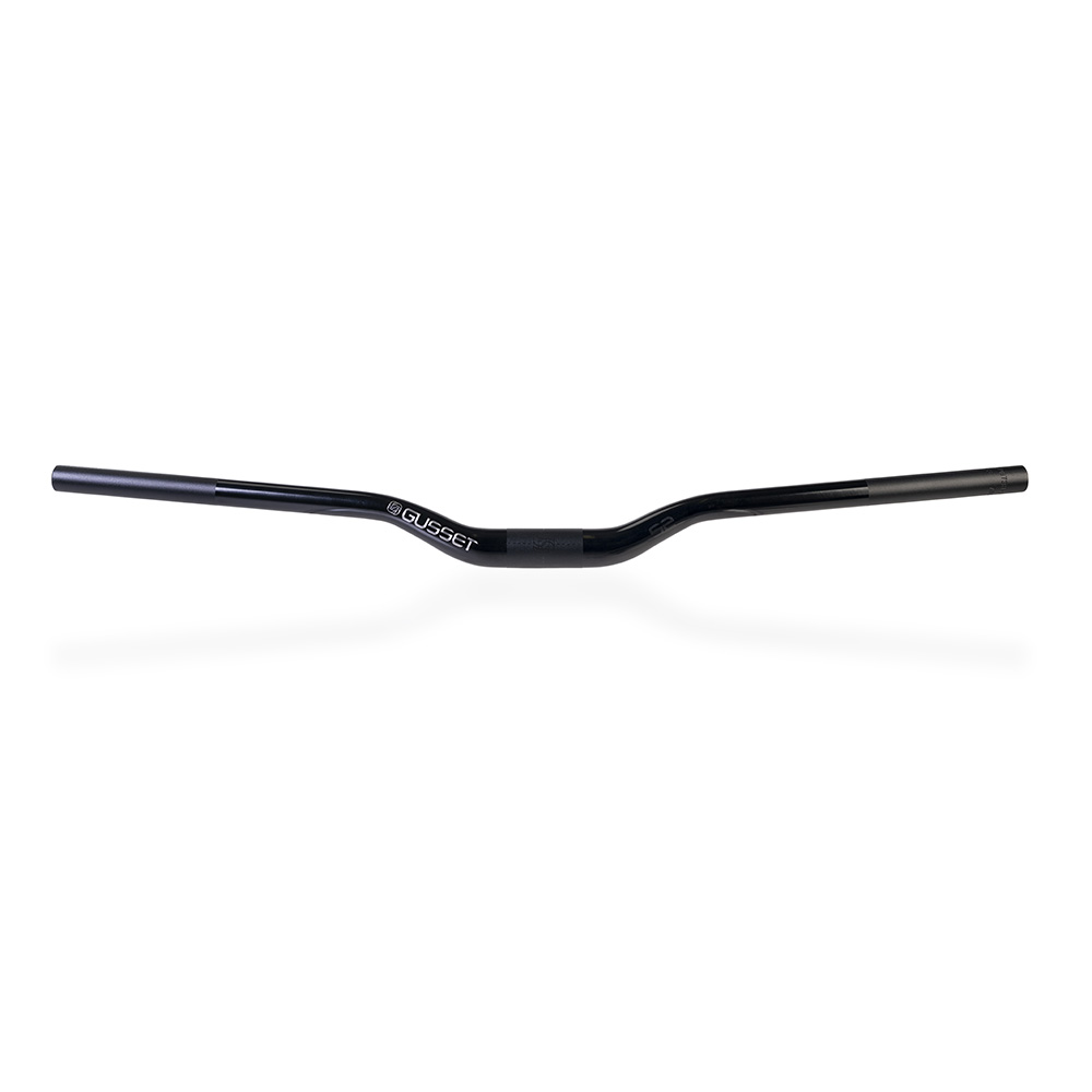Gusset S2 Handlebars 30mm Rise – 31.8mm Clamp, Black MTB DJ Freeride Bars