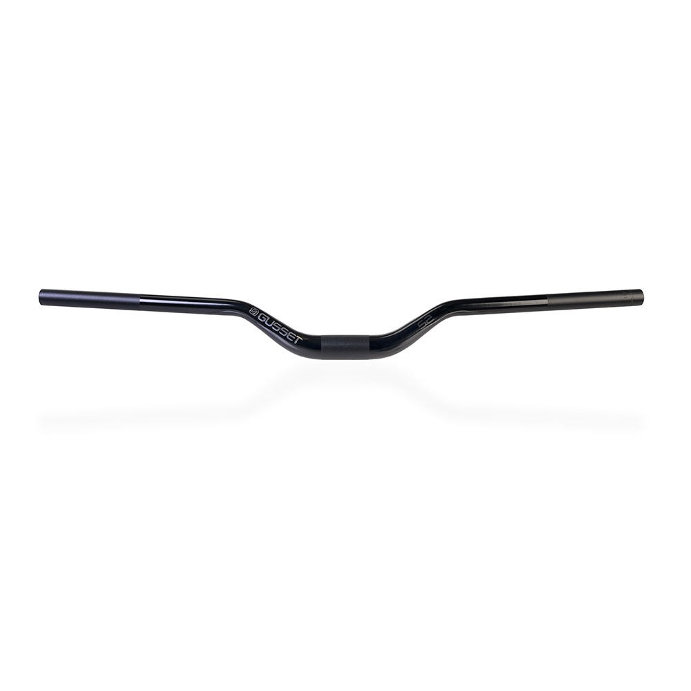 Gusset S2 Handlebars 50mm Rise – 31.8mm Clamp, Black MTB DJ Freeride Bars