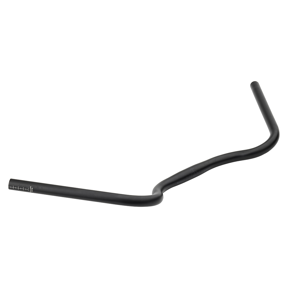Surly Open Bar 2.0 714mm 40mm Rise 25.4 Clamp (inc 31.8mm shims) Black