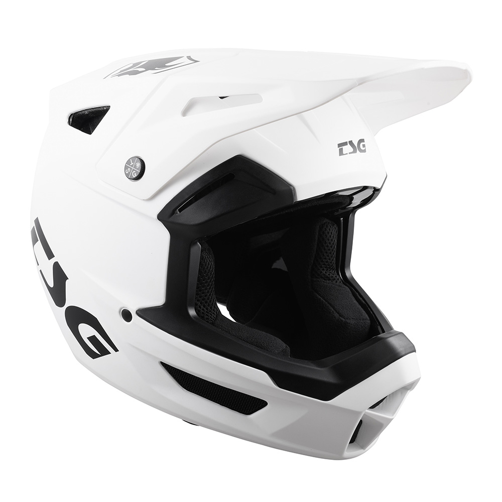 TSG Sentinel Full Face Bike Helmet Satin White