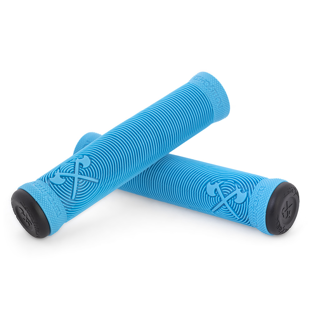 Demolition BMX Axes Flangeless Grips Glacier Blue