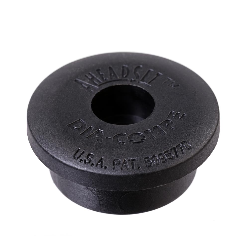 Dia Compe Headset Top Cap Plastic Black 1" & 1.1/8"